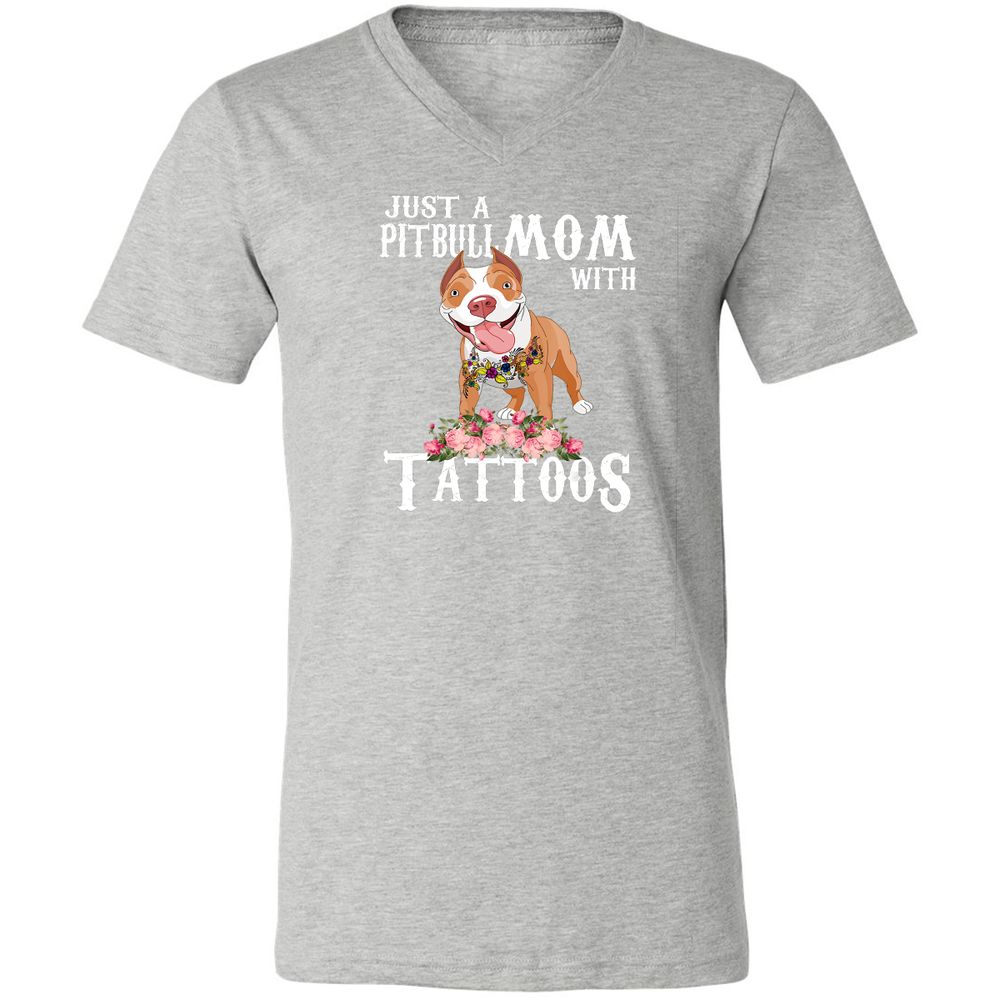 Unisex V-Neck T-Shirt - NPU6C6TL - Athletic Heather - 7
