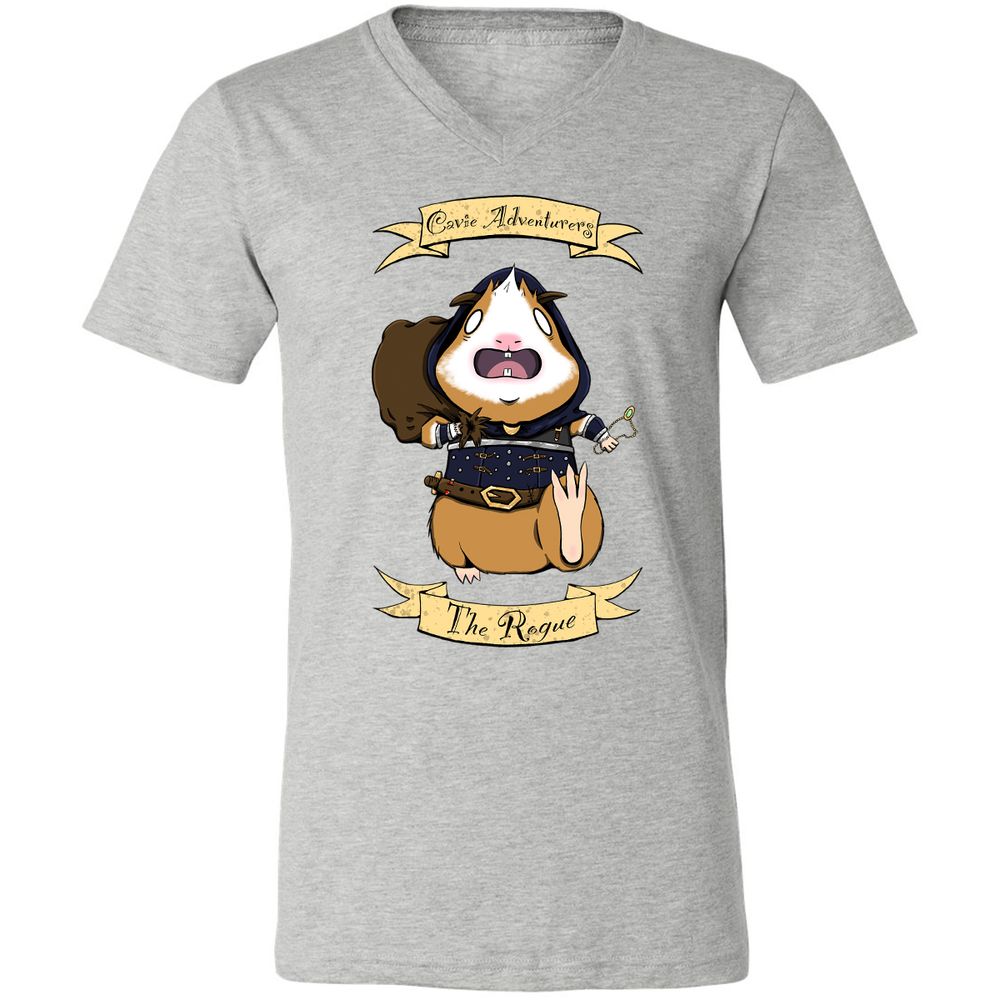 Unisex V-Neck T-Shirt - S34W3N3N - Athletic Heather - 7