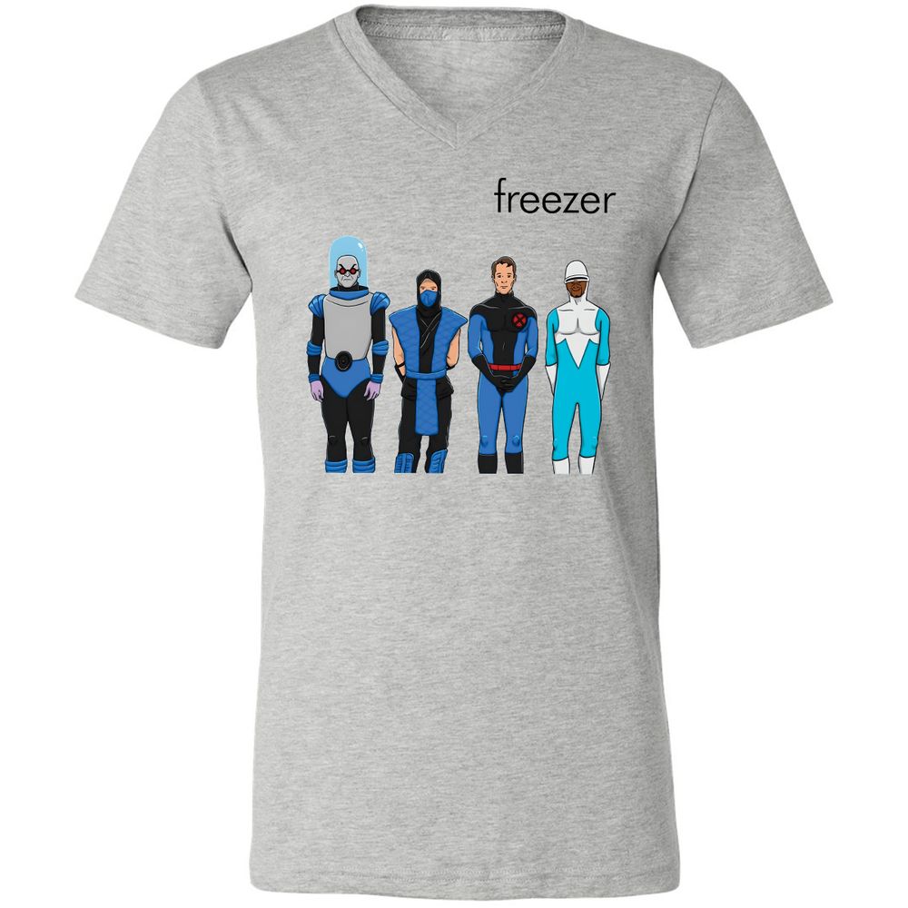 Unisex V-Neck T-Shirt - V25R899L - Athletic Heather - 7