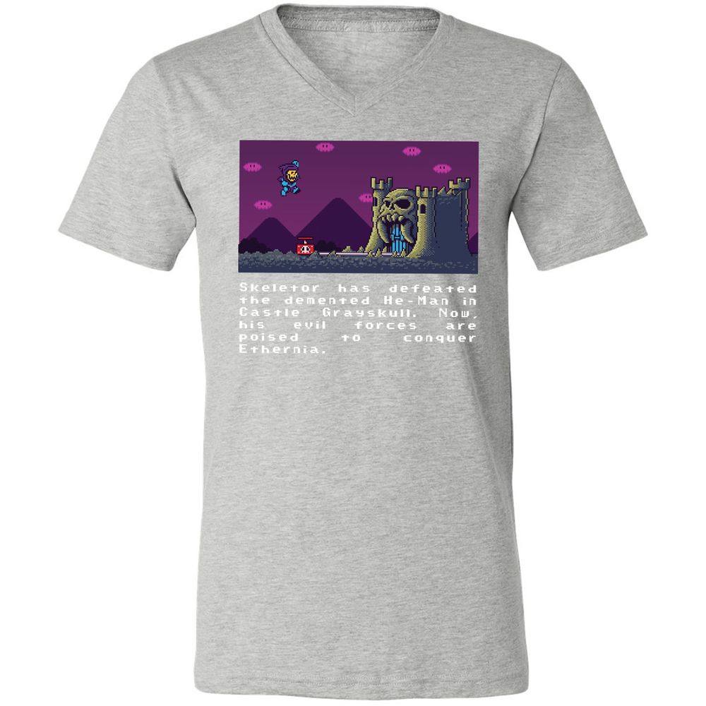 Unisex V-Neck T-Shirt - VUBP21QZ - Athletic Heather - 7