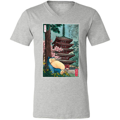 Unisex V-Neck T-Shirt - KY4D79SA - Athletic Heather - 7