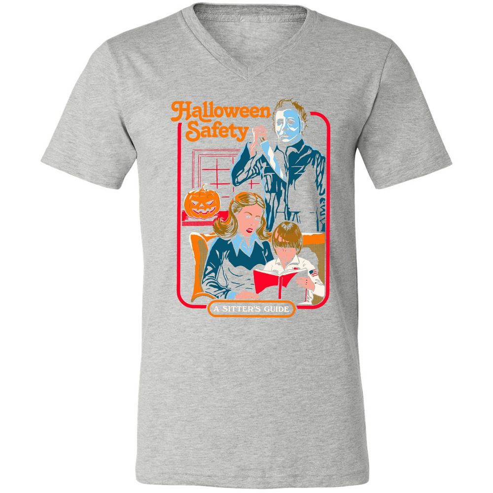 Unisex V-Neck T-Shirt - MFZVLC44 - Athletic Heather - 7