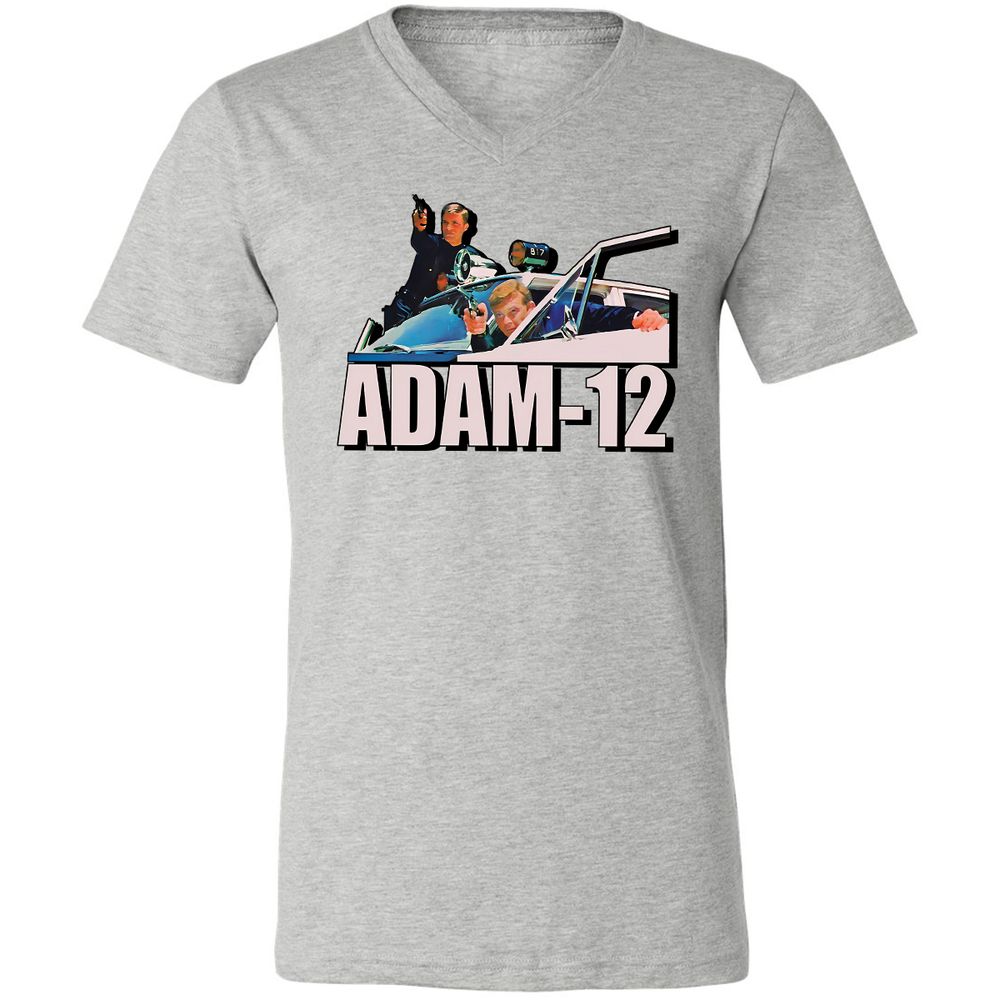 Unisex V-Neck T-Shirt - 64ECNBFA - Athletic Heather - 7