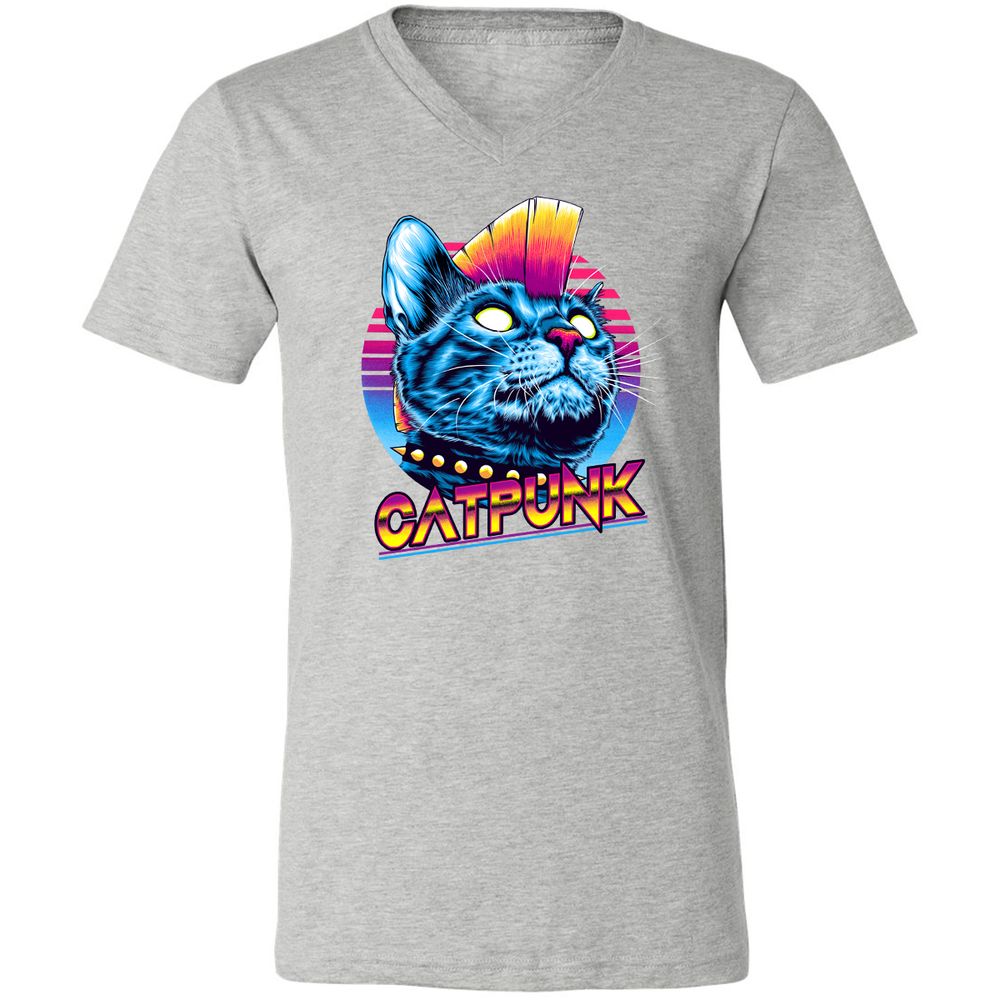 Unisex V-Neck T-Shirt - RL15KK8H - Athletic Heather - 7