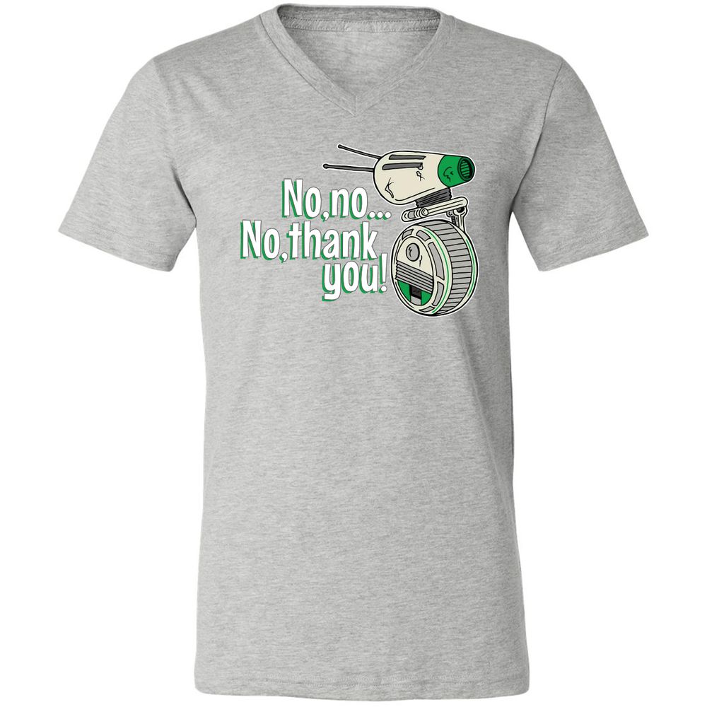 Unisex V-Neck T-Shirt - B8HRMB7P - Athletic Heather - 7