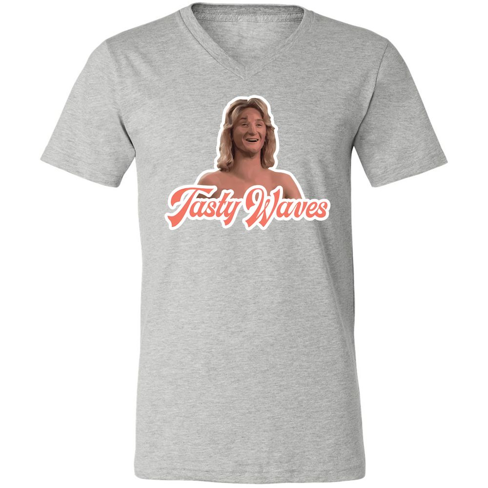 Unisex V-Neck T-Shirt - Y8BE5F7S - Athletic Heather - 7