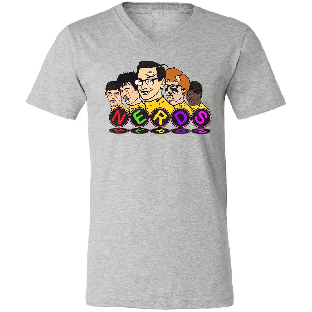 Unisex V-Neck T-Shirt - 72EFL3T2 - Athletic Heather - 7