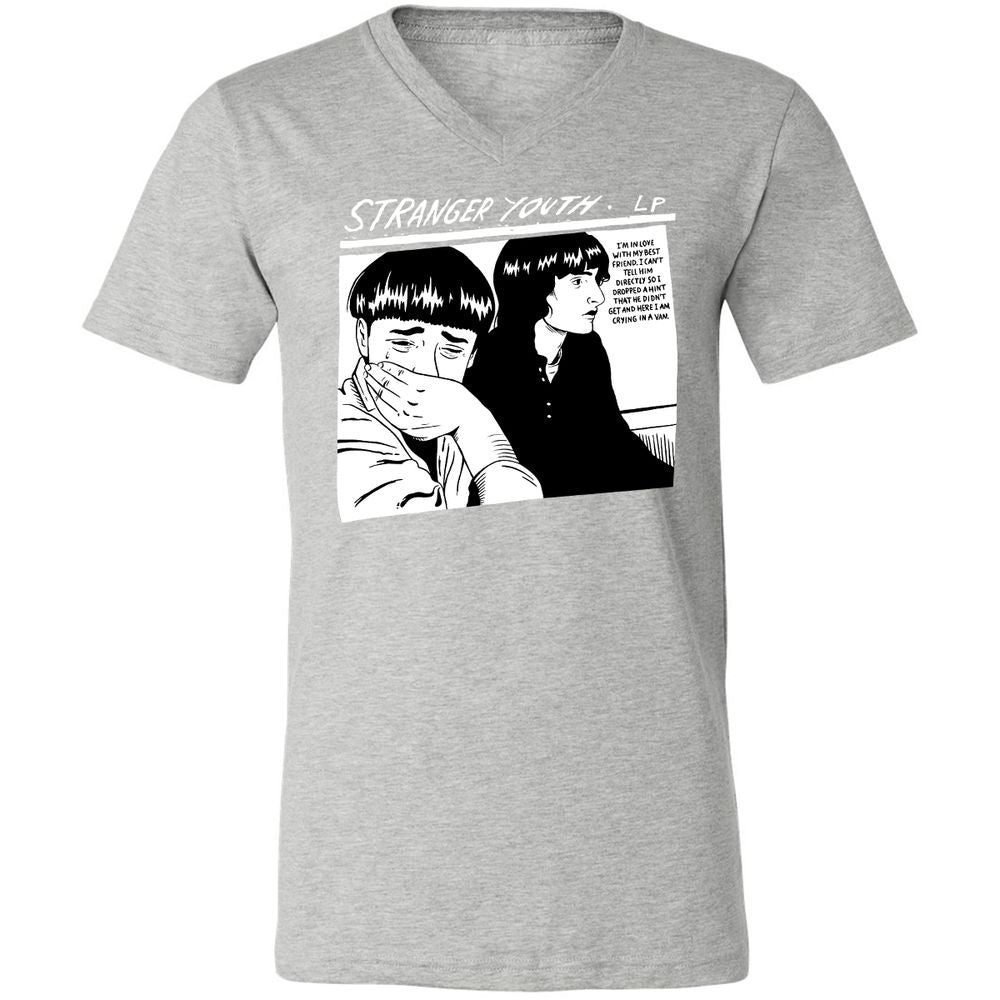 Unisex V-Neck T-Shirt - 7R3H5595 - Athletic Heather - 7