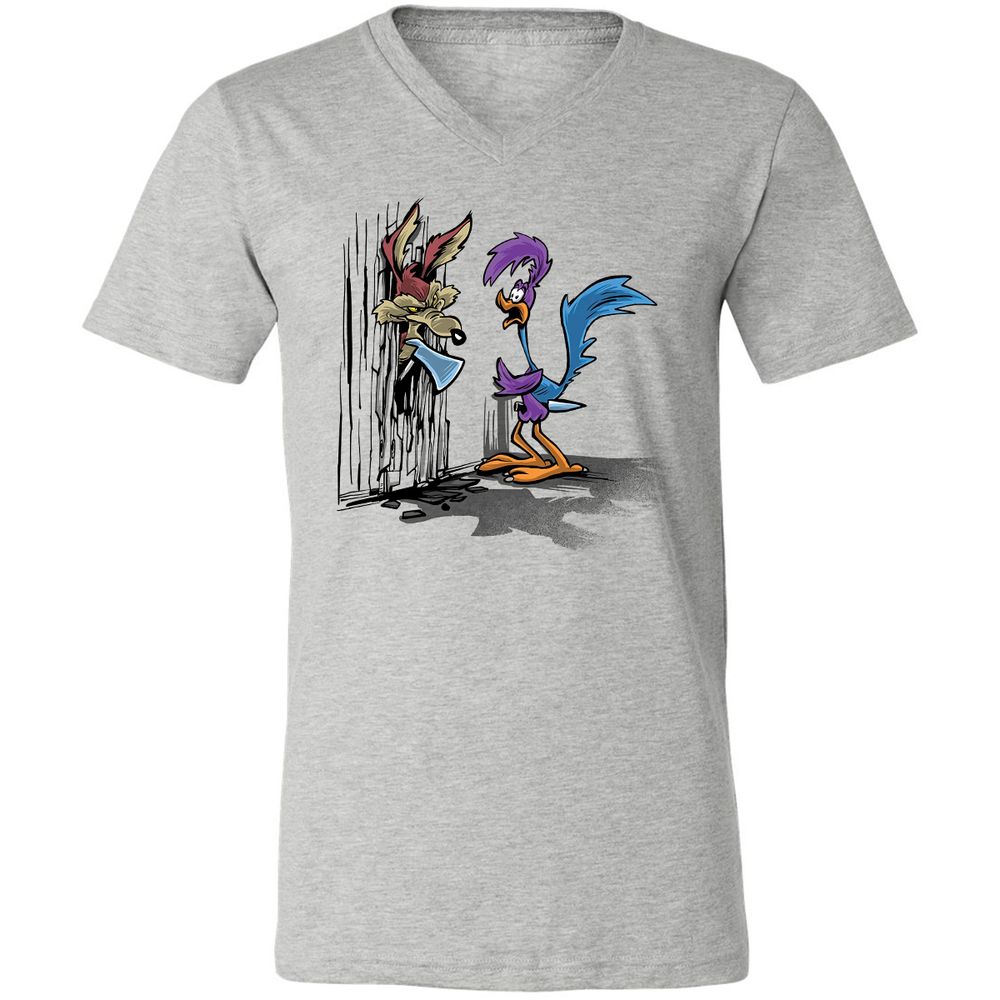 Unisex V-Neck T-Shirt - 45GNGDC7 - Athletic Heather - 7