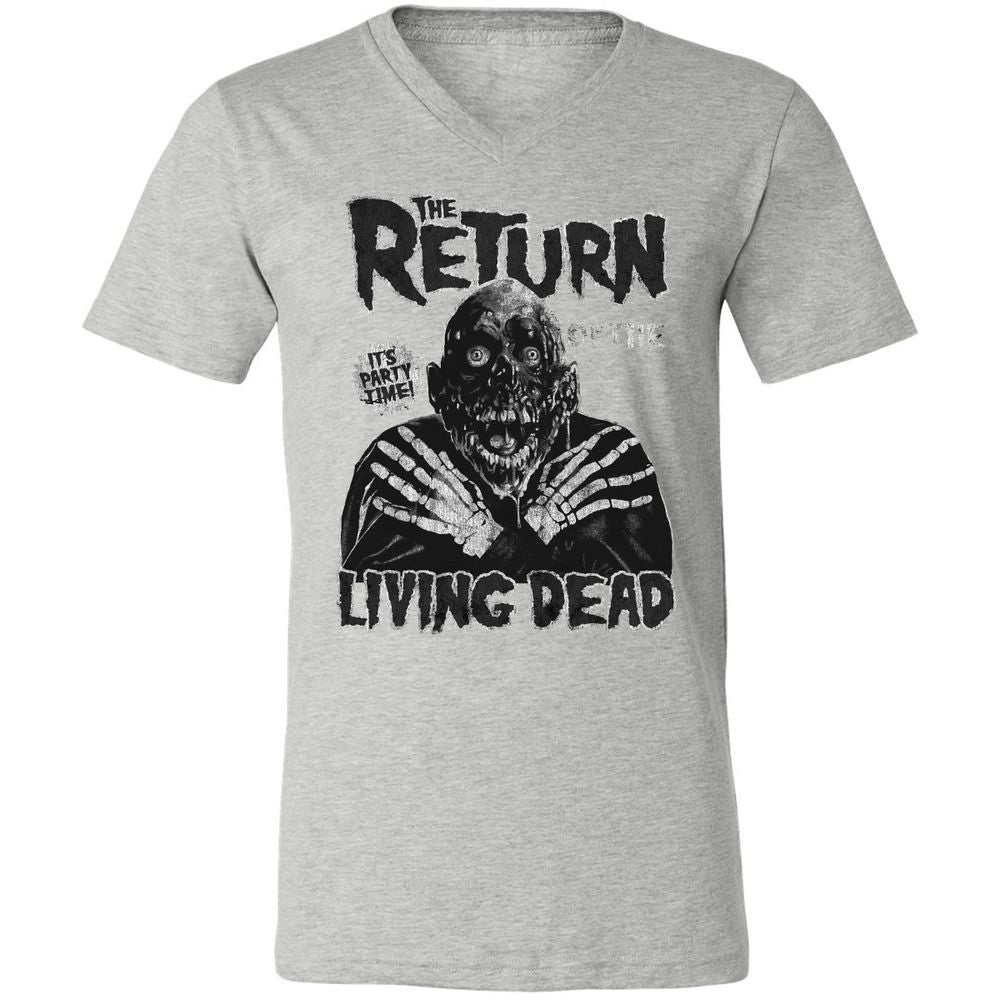 Unisex V-Neck T-Shirt - 4AMYPWJA - Athletic Heather - 7