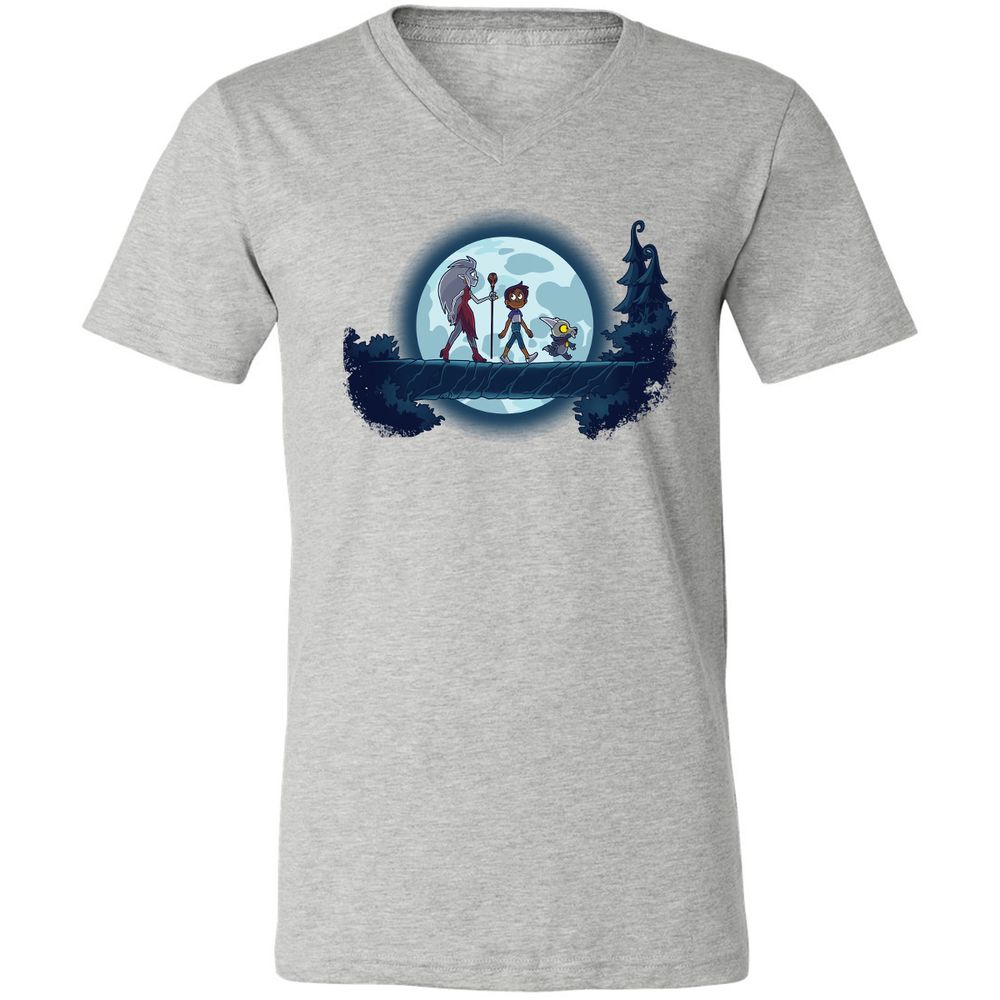 Unisex V-Neck T-Shirt - 18J8VYS6 - Athletic Heather - 7