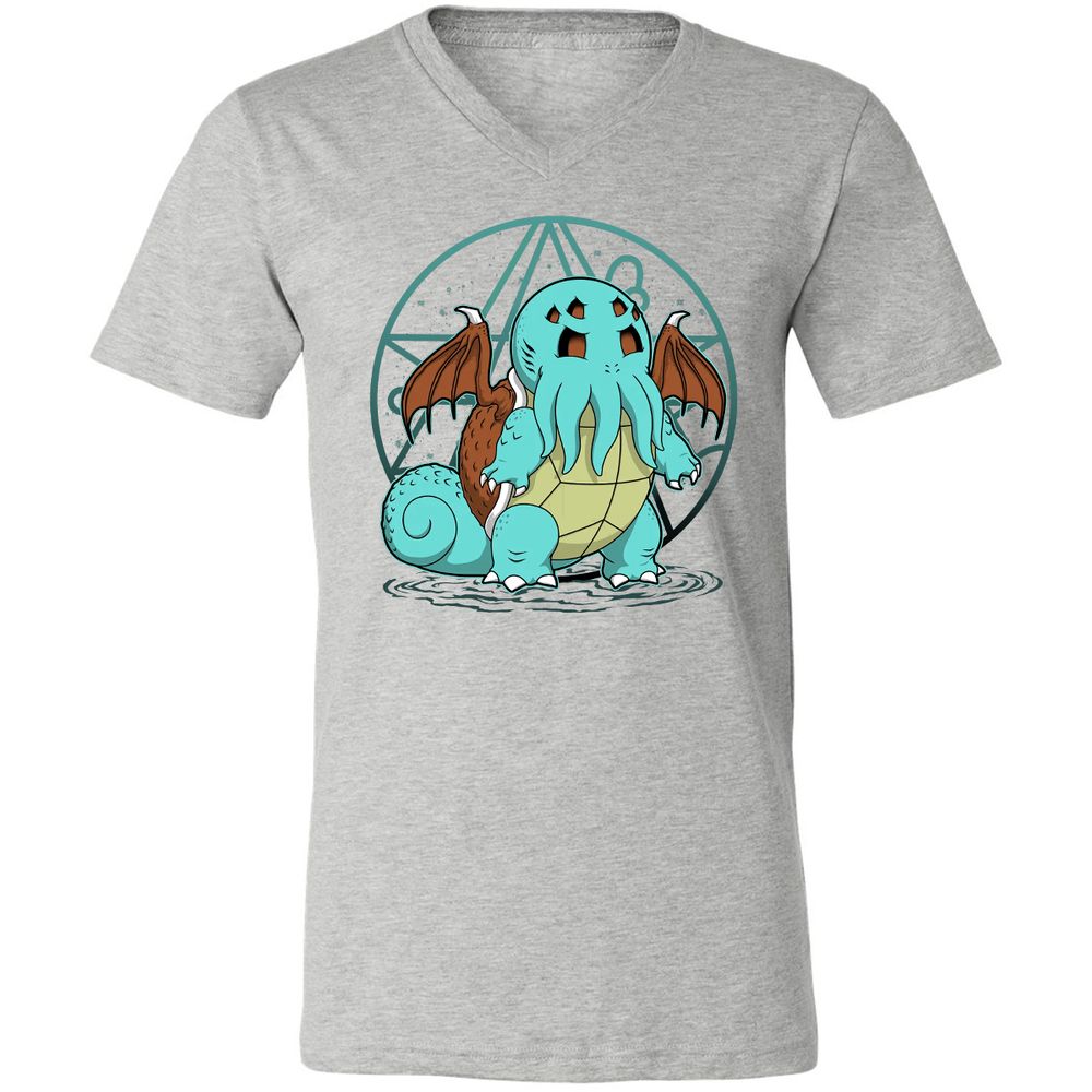 Unisex V-Neck T-Shirt - H94X349Q - Athletic Heather - 7