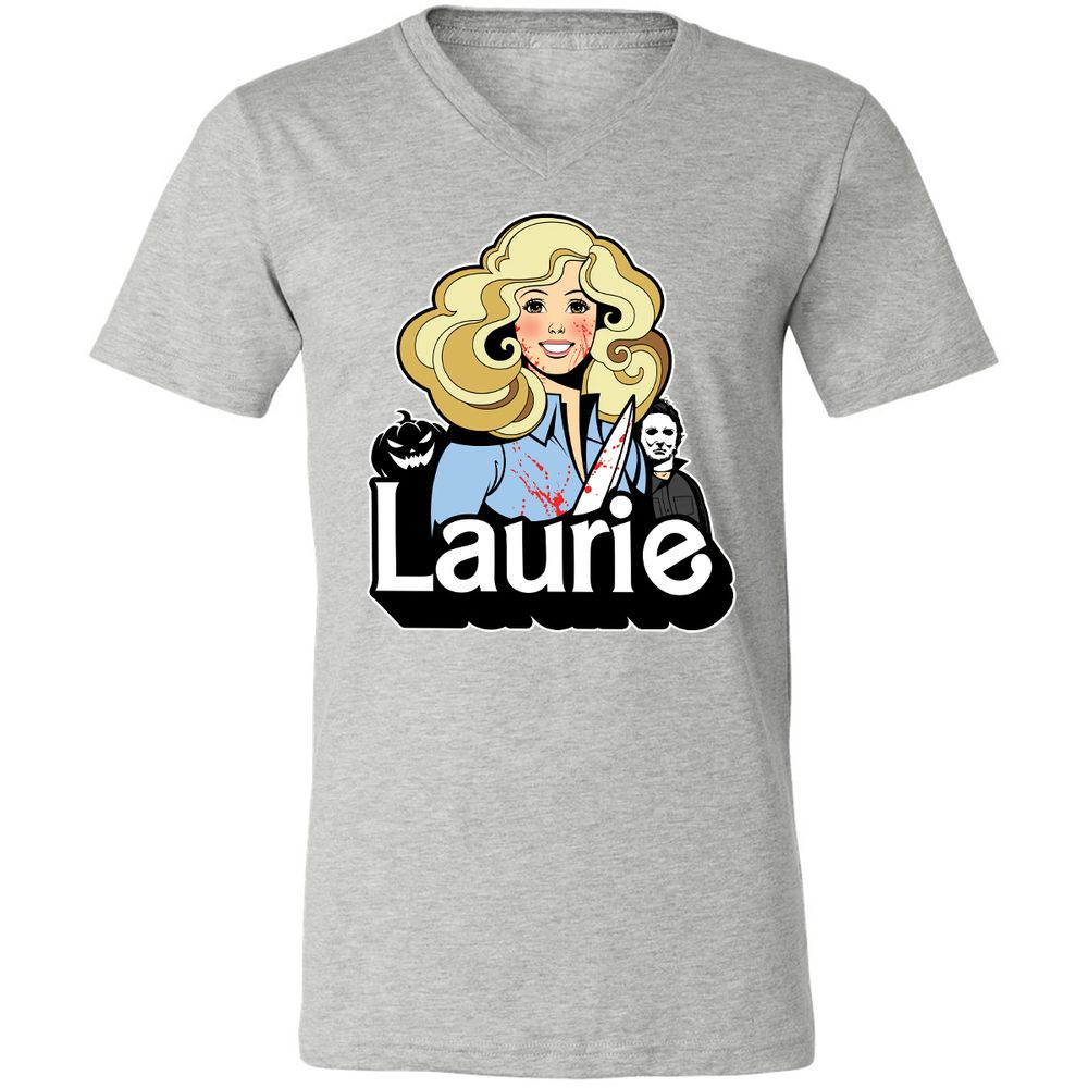 Unisex V-Neck T-Shirt - 766PA43V - Athletic Heather - 7