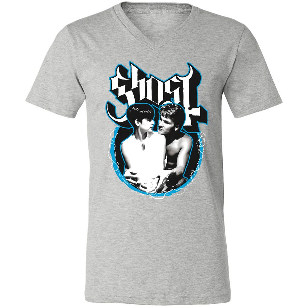 Unisex V-Neck T-Shirt - 5HHKQUC7 - Athletic Heather - 7