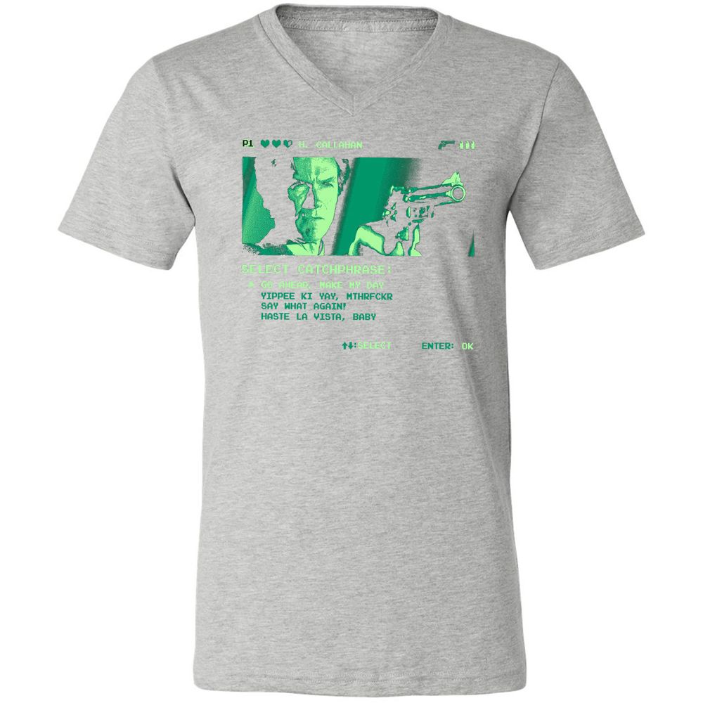 Unisex V-Neck T-Shirt - Z3Z1UNWH - Athletic Heather - 7