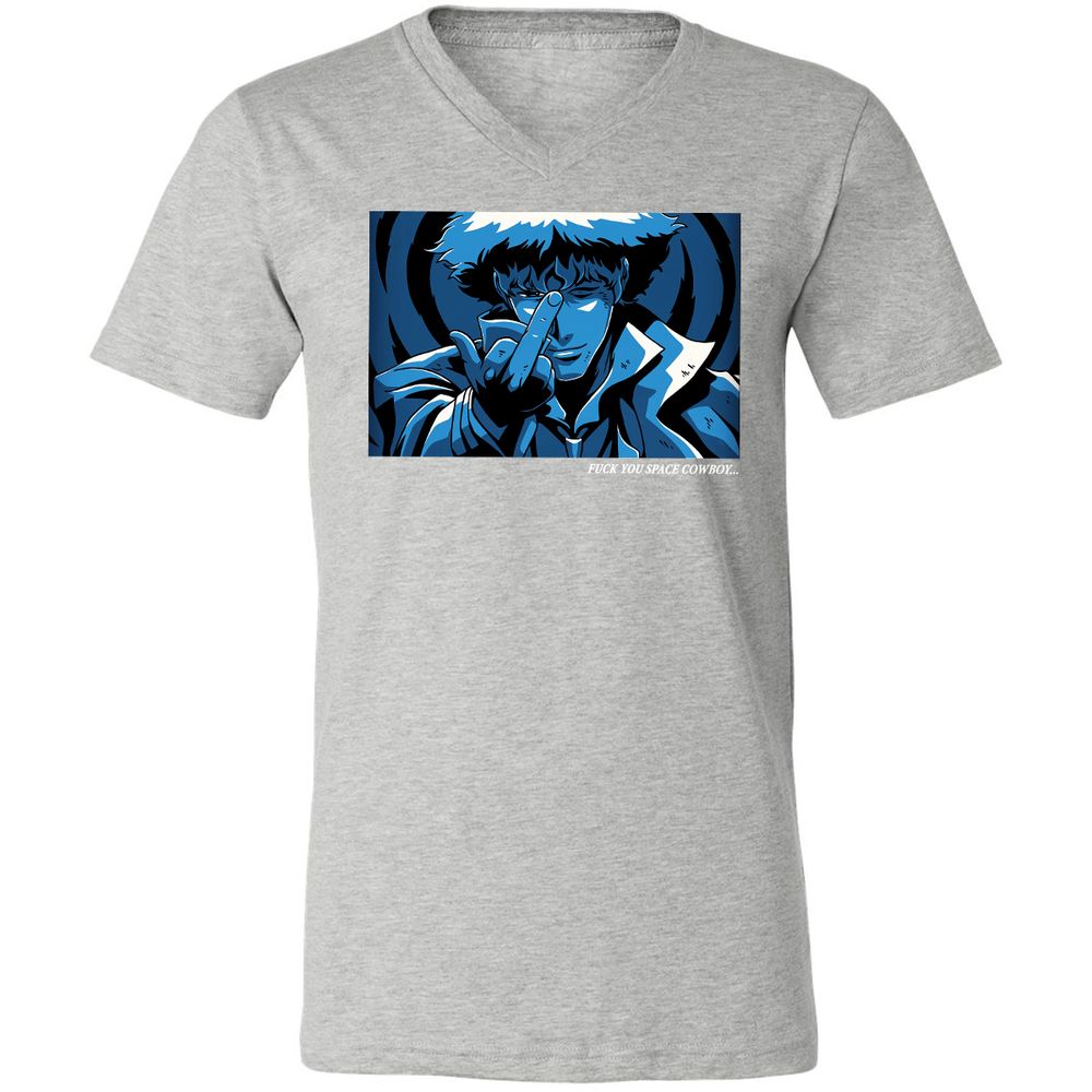 Unisex V-Neck T-Shirt - WTQ5LRAN - Athletic Heather - 7