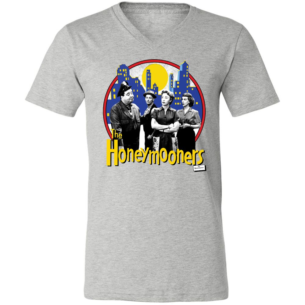 Unisex V-Neck T-Shirt - R1NDUA3N - Athletic Heather - 7