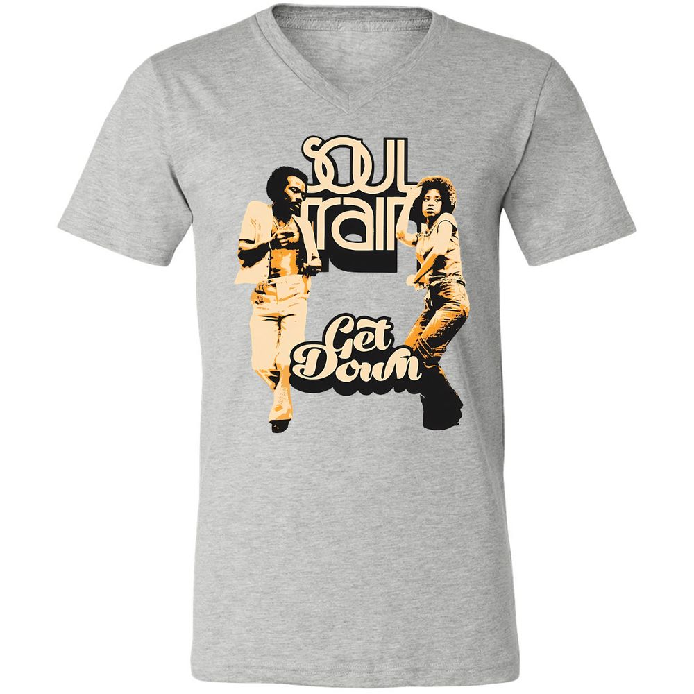 Unisex V-Neck T-Shirt - WBGZV889 - Athletic Heather - 7