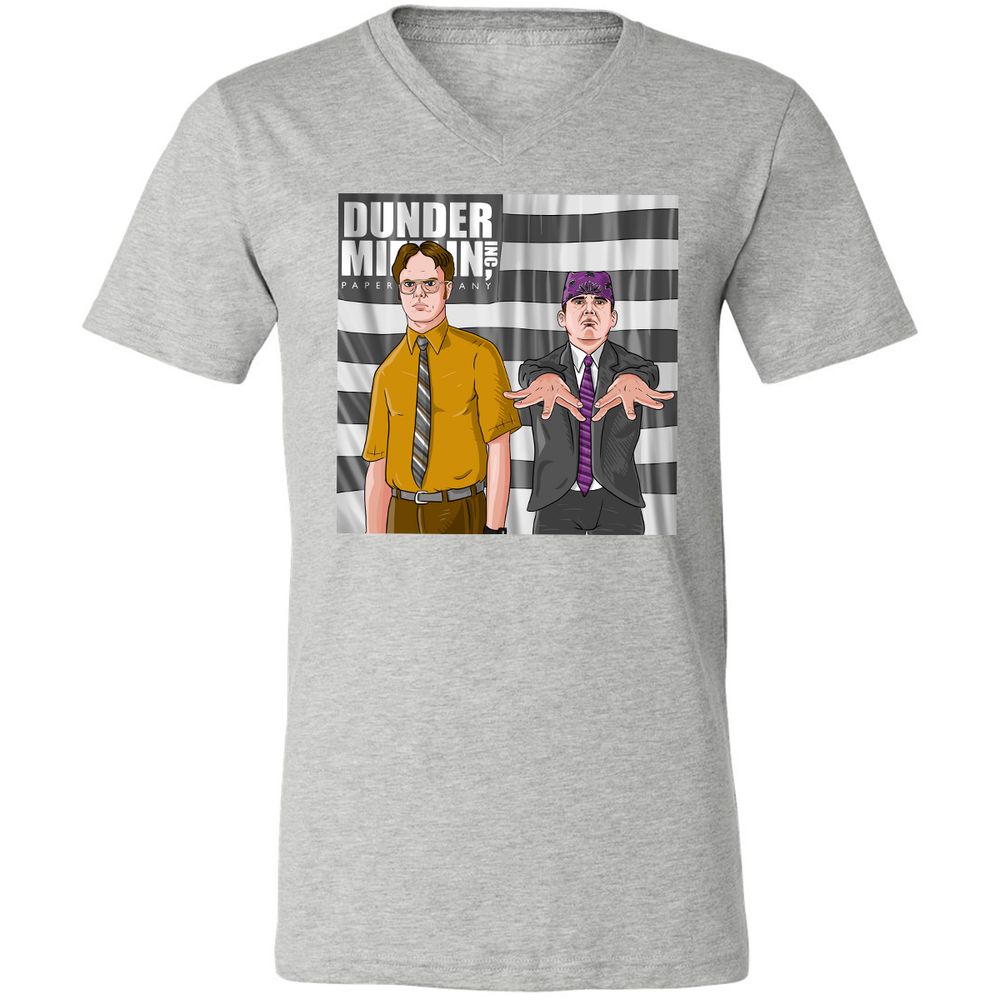 Unisex V-Neck T-Shirt - 78FT7P78 - Athletic Heather - 7