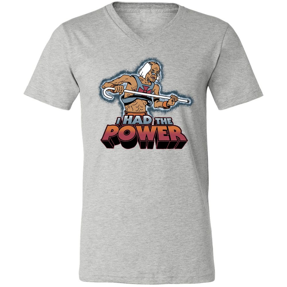 Unisex V-Neck T-Shirt - ZM6RUJN3 - Athletic Heather - 7