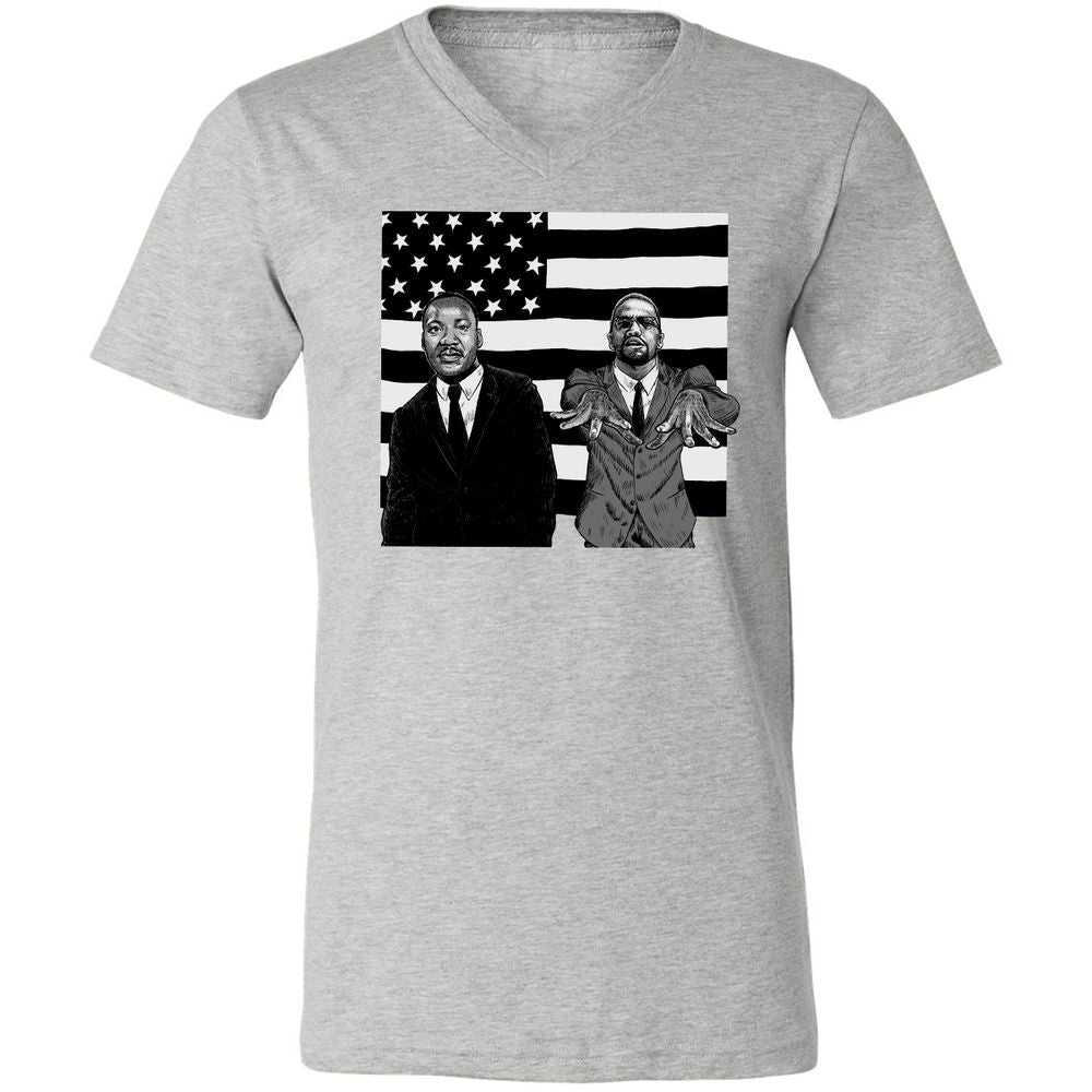 Unisex V-Neck T-Shirt - AVUN24JG - Athletic Heather - 7