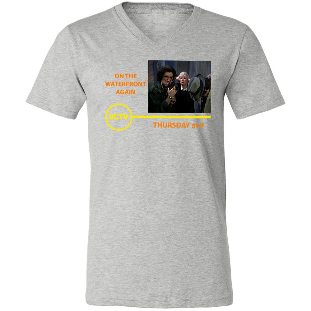 Unisex V-Neck T-Shirt - 7WDQY58V - Athletic Heather - 7