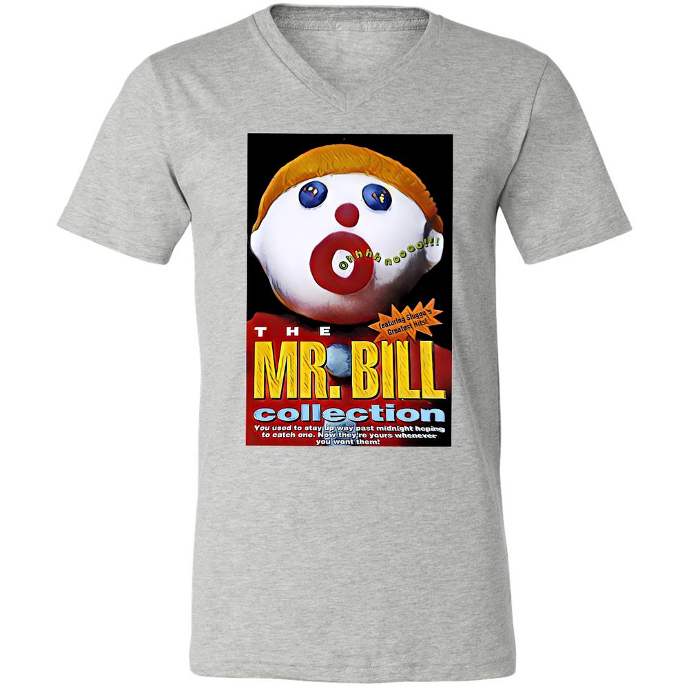 Unisex V-Neck T-Shirt - W5KZ1PW8 - Athletic Heather - 7