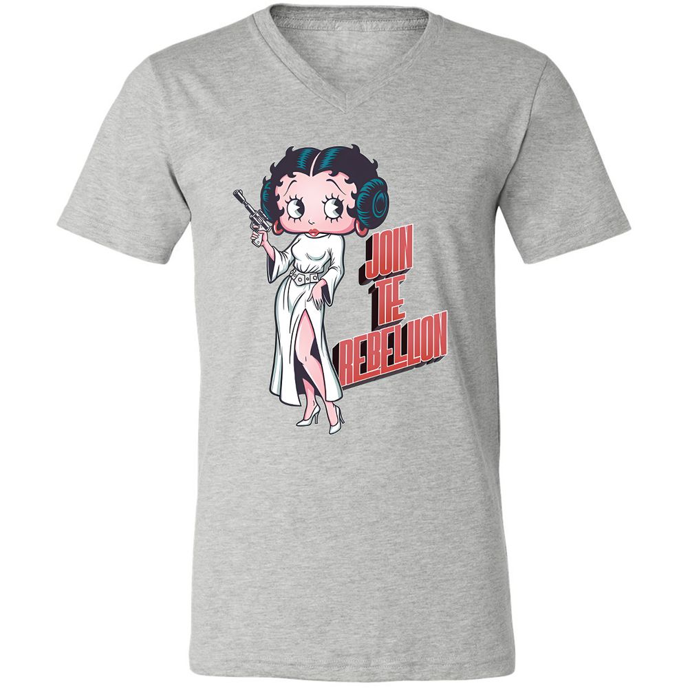 JOIN THE REBELLION - Athletic Heather - 7