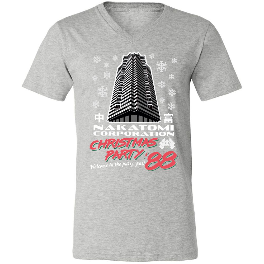 Unisex V-Neck T-Shirt - 8QV2XRD8 - Athletic Heather - 7