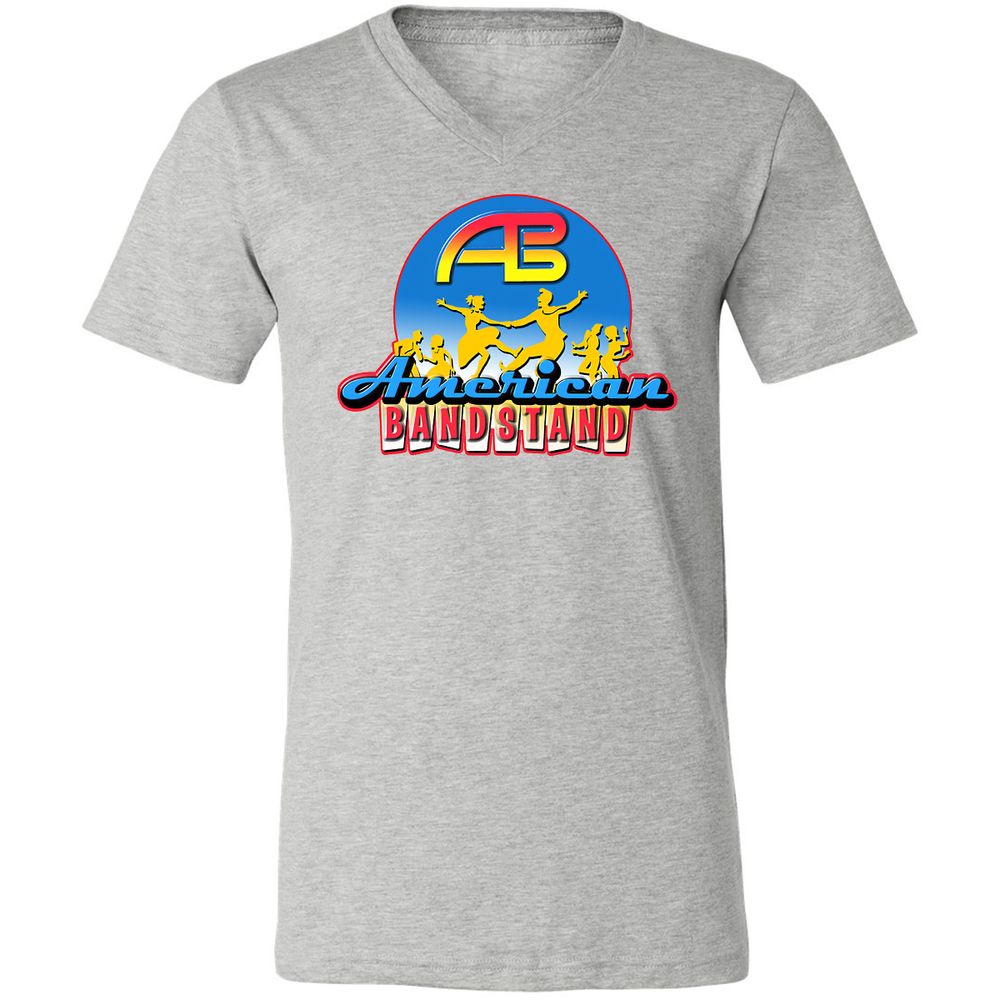 Unisex V-Neck T-Shirt - HS77C7DK - Athletic Heather - 7