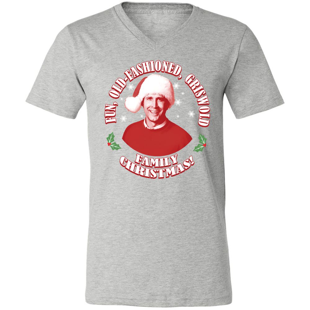Unisex V-Neck T-Shirt - N6367TQD - Athletic Heather - 7