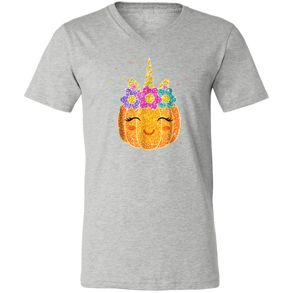 Unisex V-Neck T-Shirt - CXSYV6V6 - Athletic Heather - 7