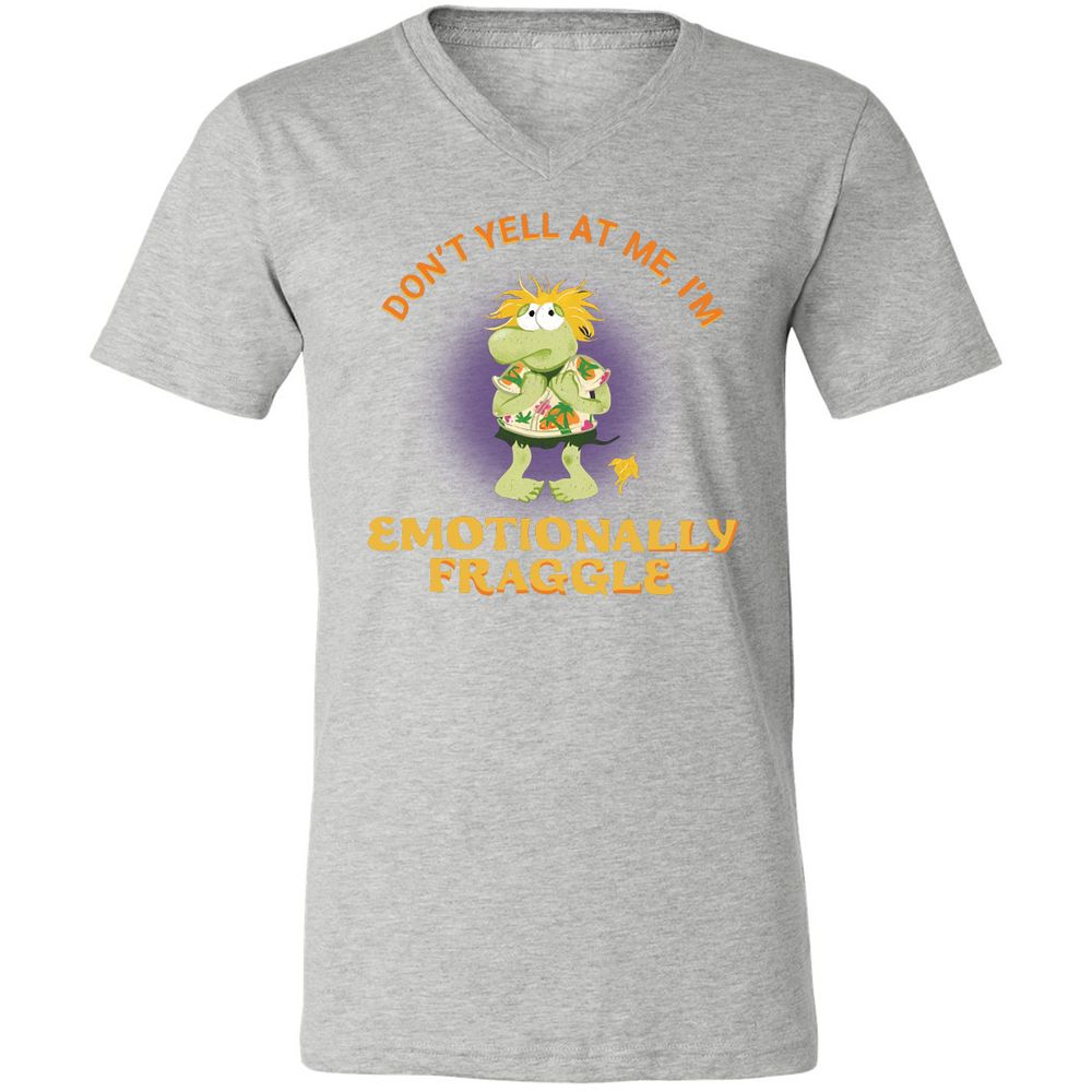 Unisex V-Neck T-Shirt - 9KJTH1J9 - Athletic Heather - 7