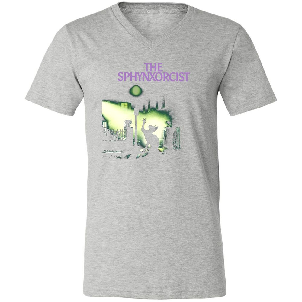 Unisex V-Neck T-Shirt - 2FPCY5K7 - Athletic Heather - 7