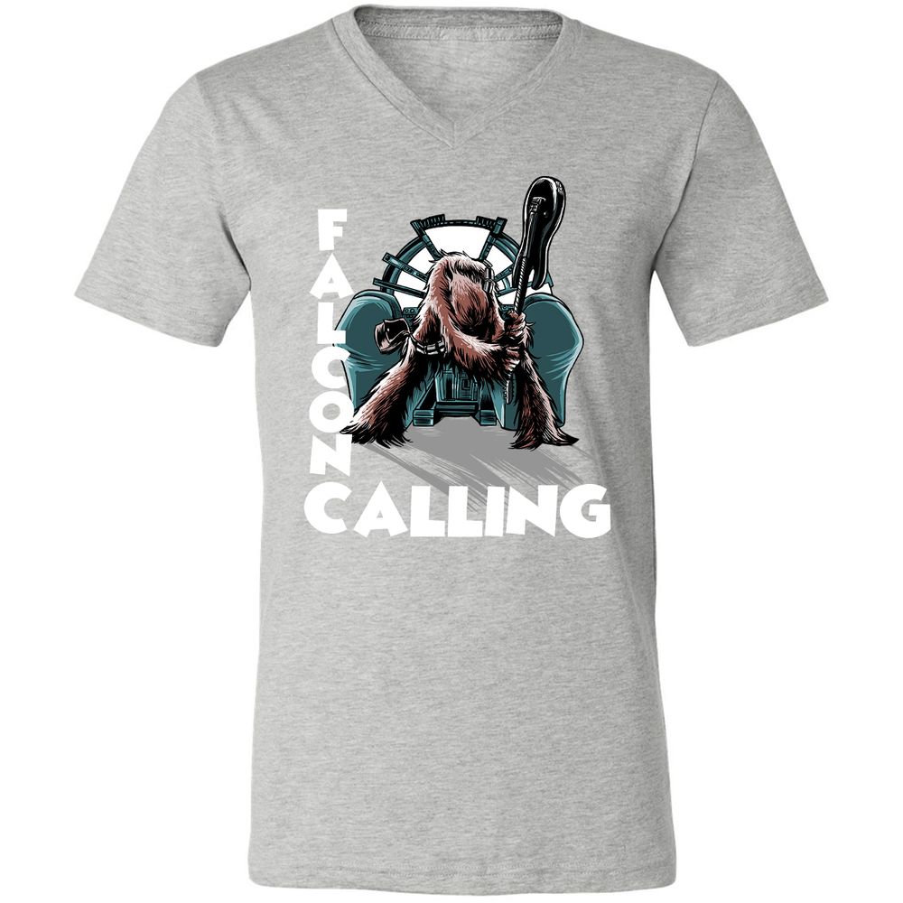 Unisex V-Neck T-Shirt - DHP3KXJJ - Athletic Heather - 7