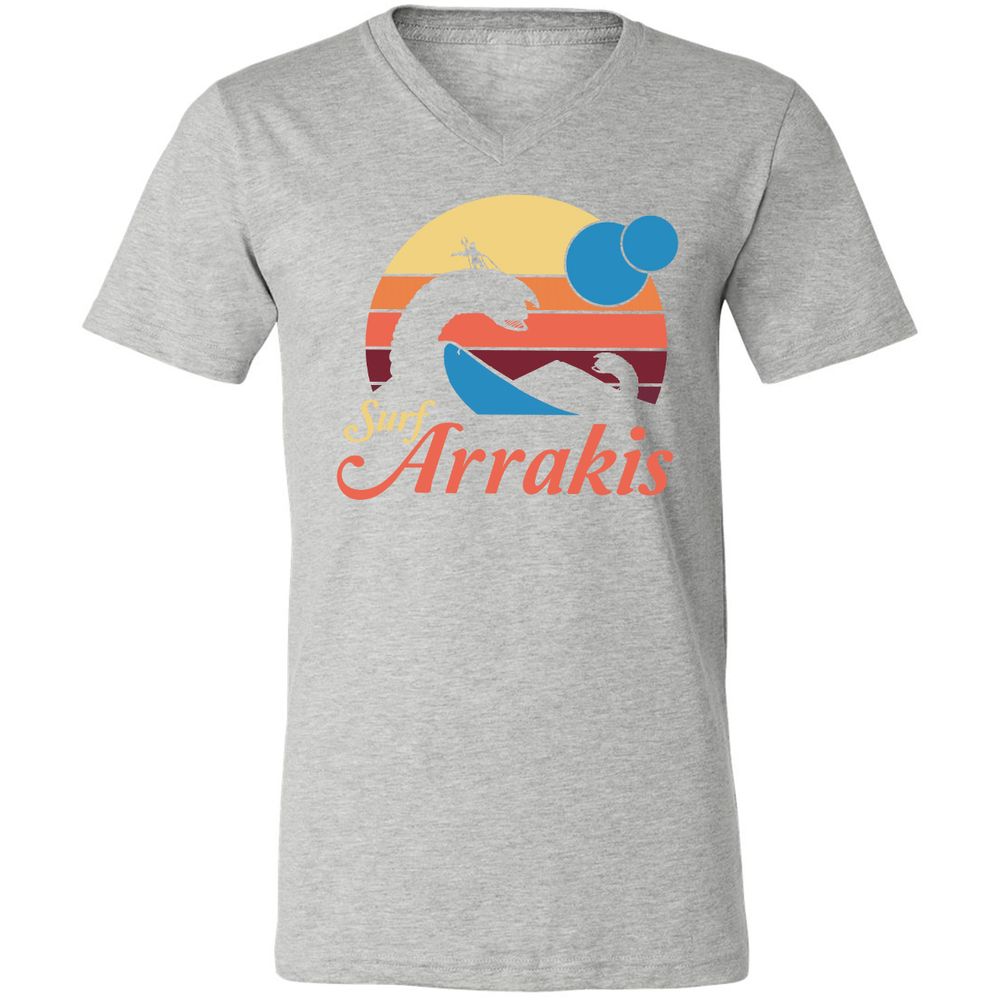 Unisex V-Neck T-Shirt - CBK8395W - Athletic Heather - 7