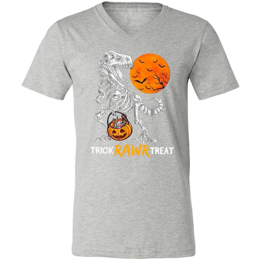 Unisex V-Neck T-Shirt - TMWDPDC1 - Athletic Heather - 7