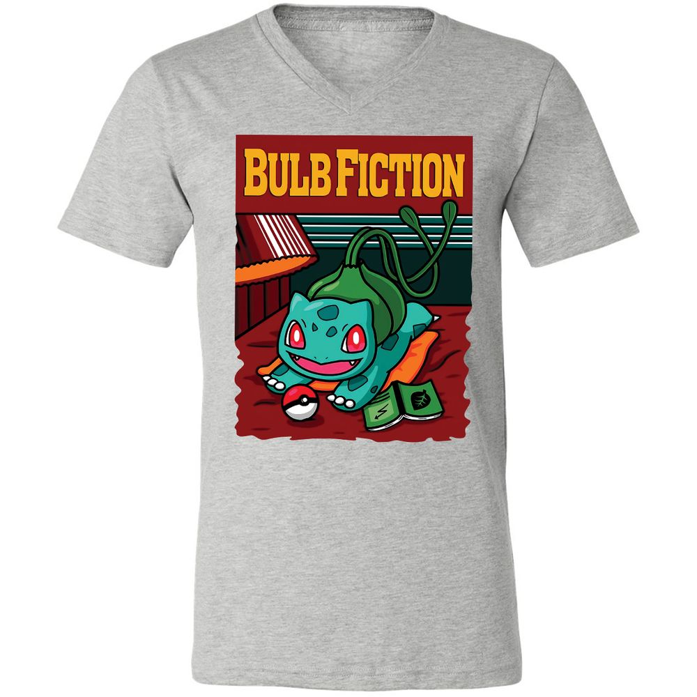 Unisex V-Neck T-Shirt - EBYKAYNS - Athletic Heather - 7