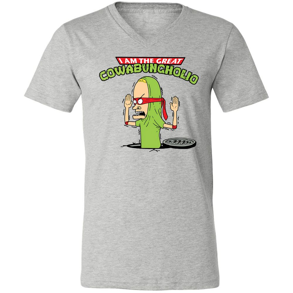 Unisex V-Neck T-Shirt - MD59U82E - Athletic Heather - 7