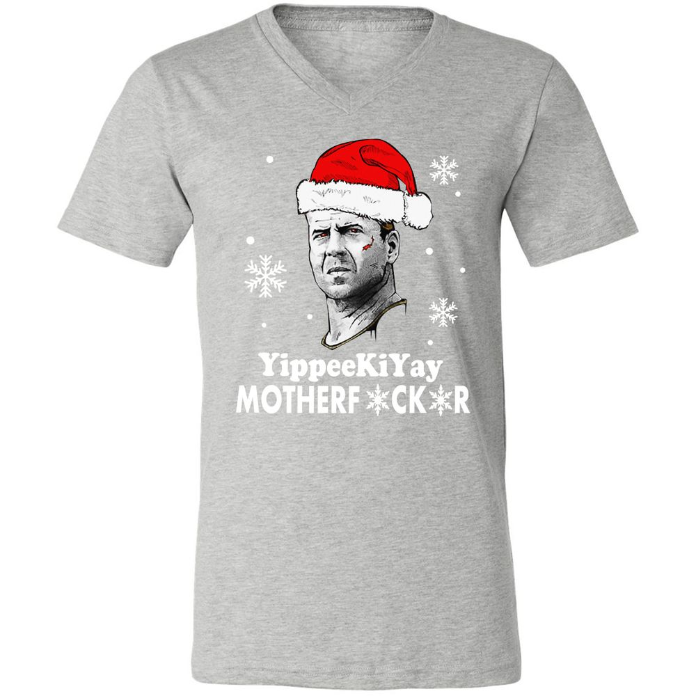 Unisex V-Neck T-Shirt - KFR82TCD - Athletic Heather - 7