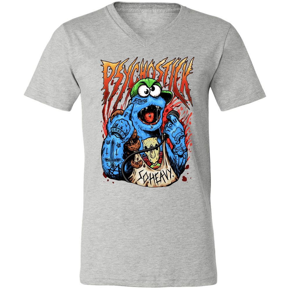 Unisex V-Neck T-Shirt - RSEAASQ5 - Athletic Heather - 7