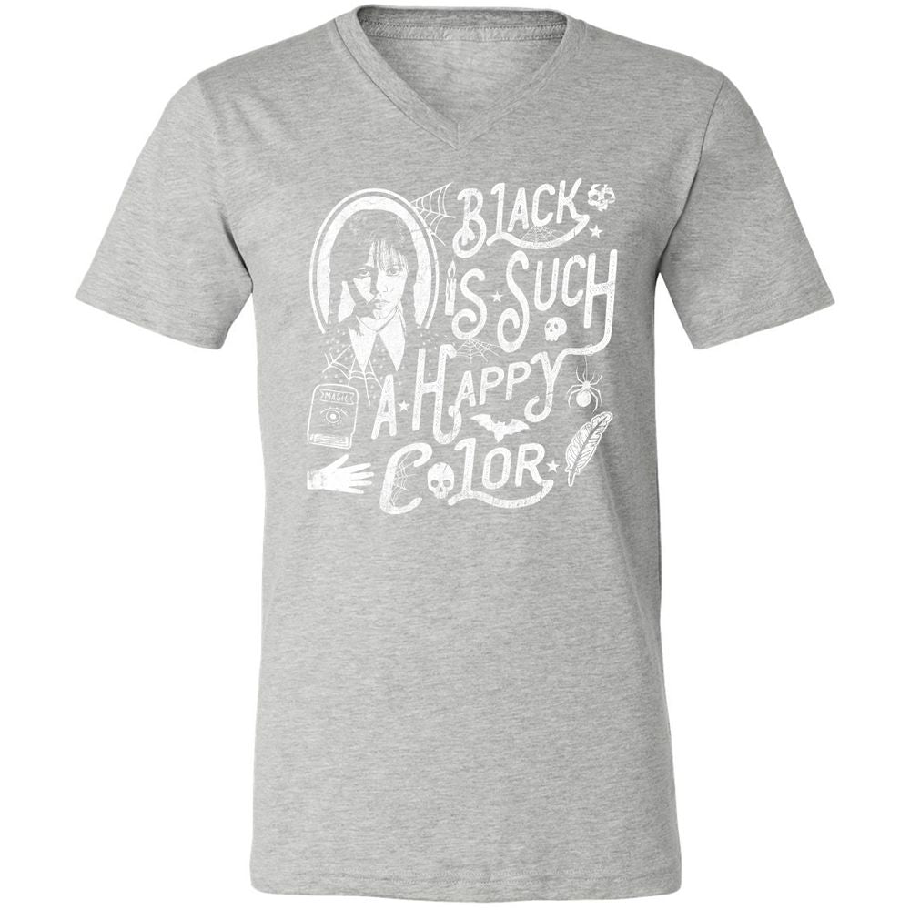 Unisex V-Neck T-Shirt - KCTQV6B5 - Athletic Heather - 7