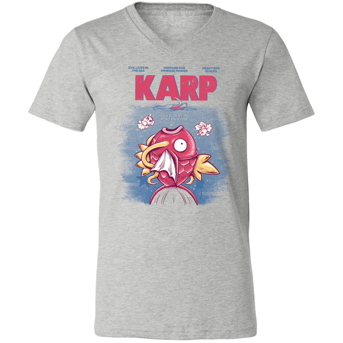 Unisex V-Neck T-Shirt - BC27YCPV - Athletic Heather - 7