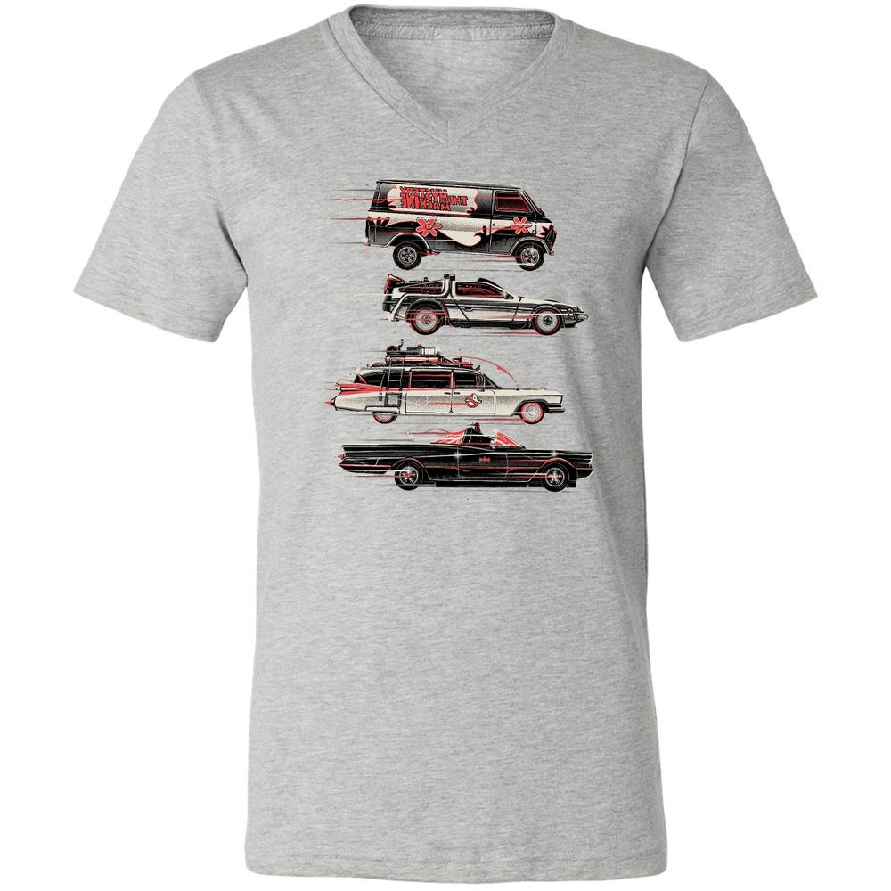 Unisex V-Neck T-Shirt - MQ38C4TY - Athletic Heather - 7