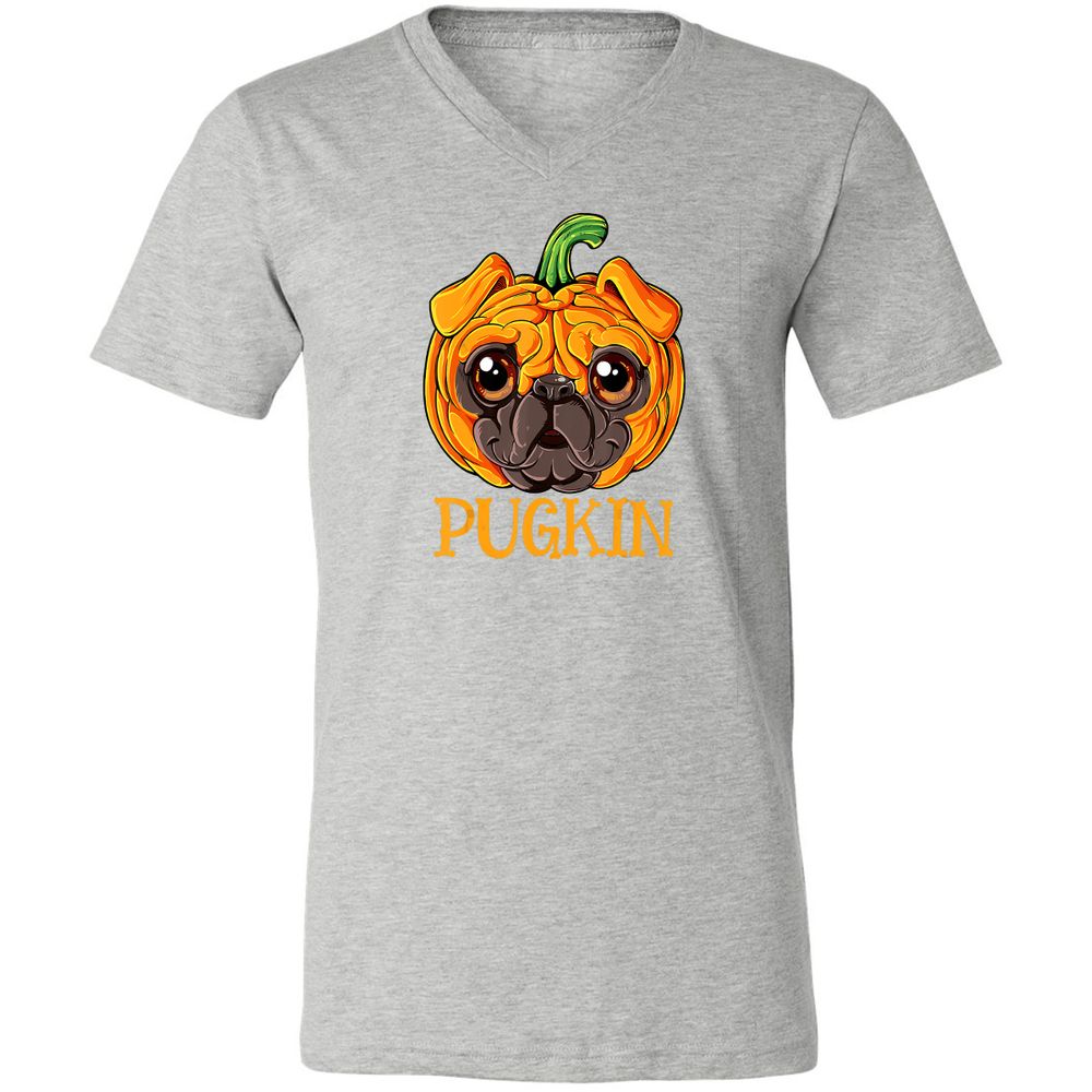 Unisex V-Neck T-Shirt - WGJYJFRY - Athletic Heather - 7