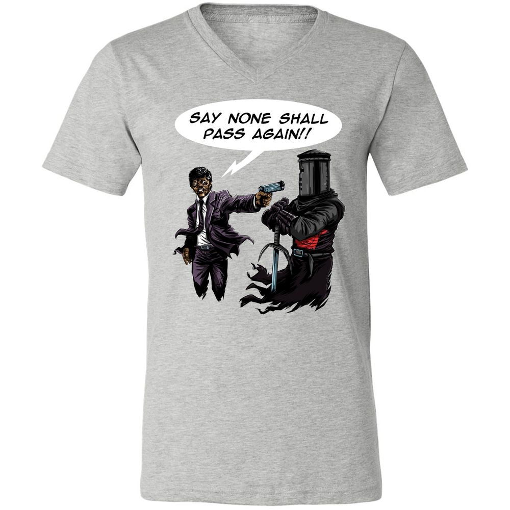 Unisex V-Neck T-Shirt - 5VLJ35MX - Athletic Heather - 7