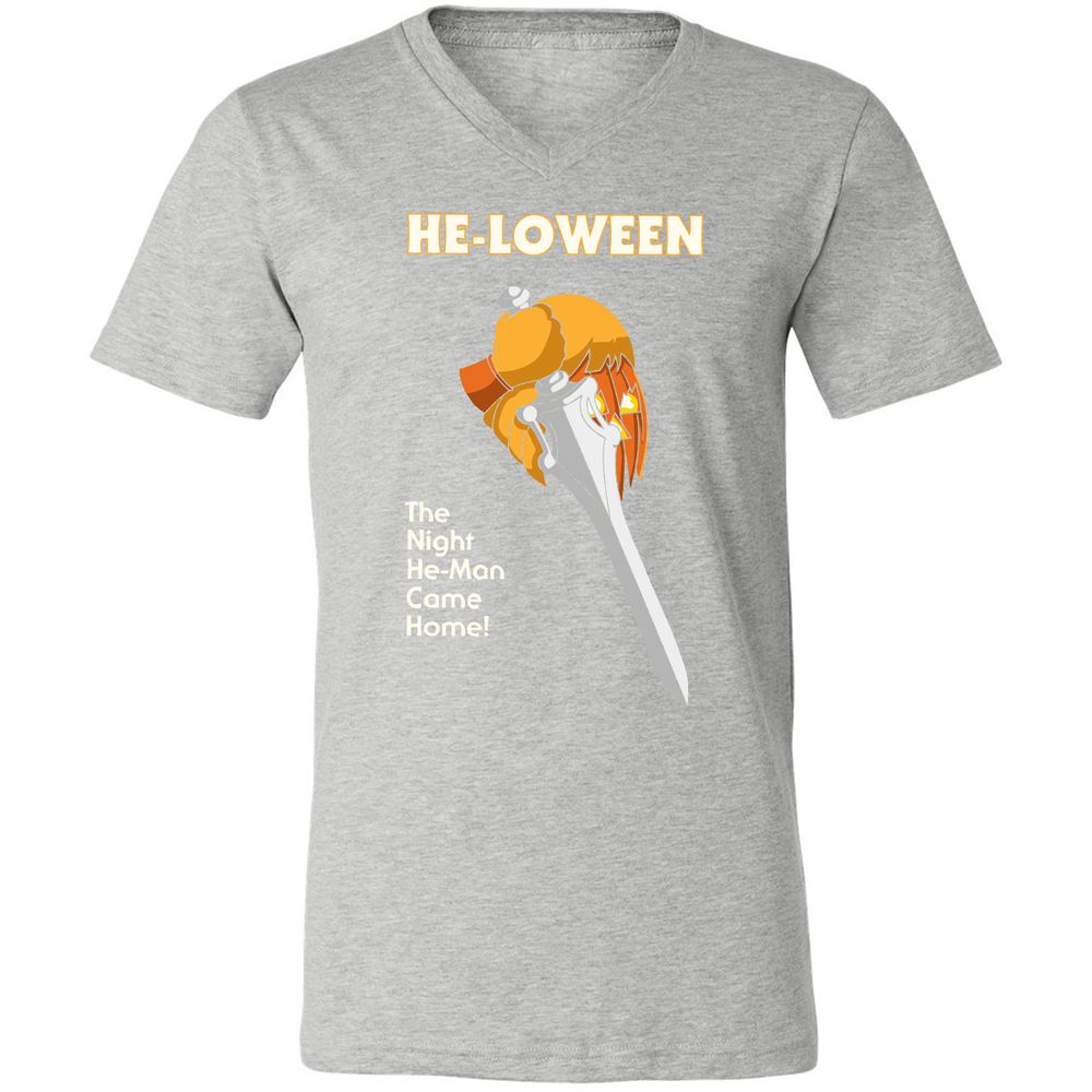 Unisex V-Neck T-Shirt - GFL7HXJN - Athletic Heather - 7