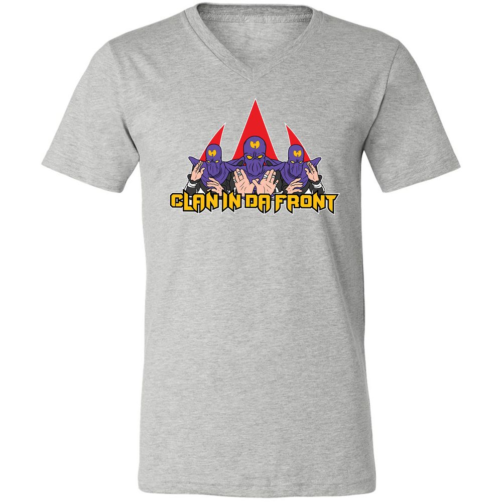 Unisex V-Neck T-Shirt - CRAVB8AX - Athletic Heather - 7