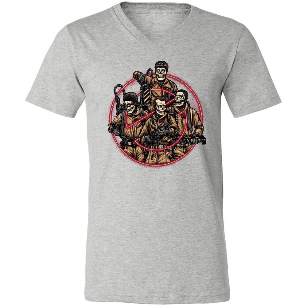 Unisex V-Neck T-Shirt - STEKUBZJ - Athletic Heather - 7