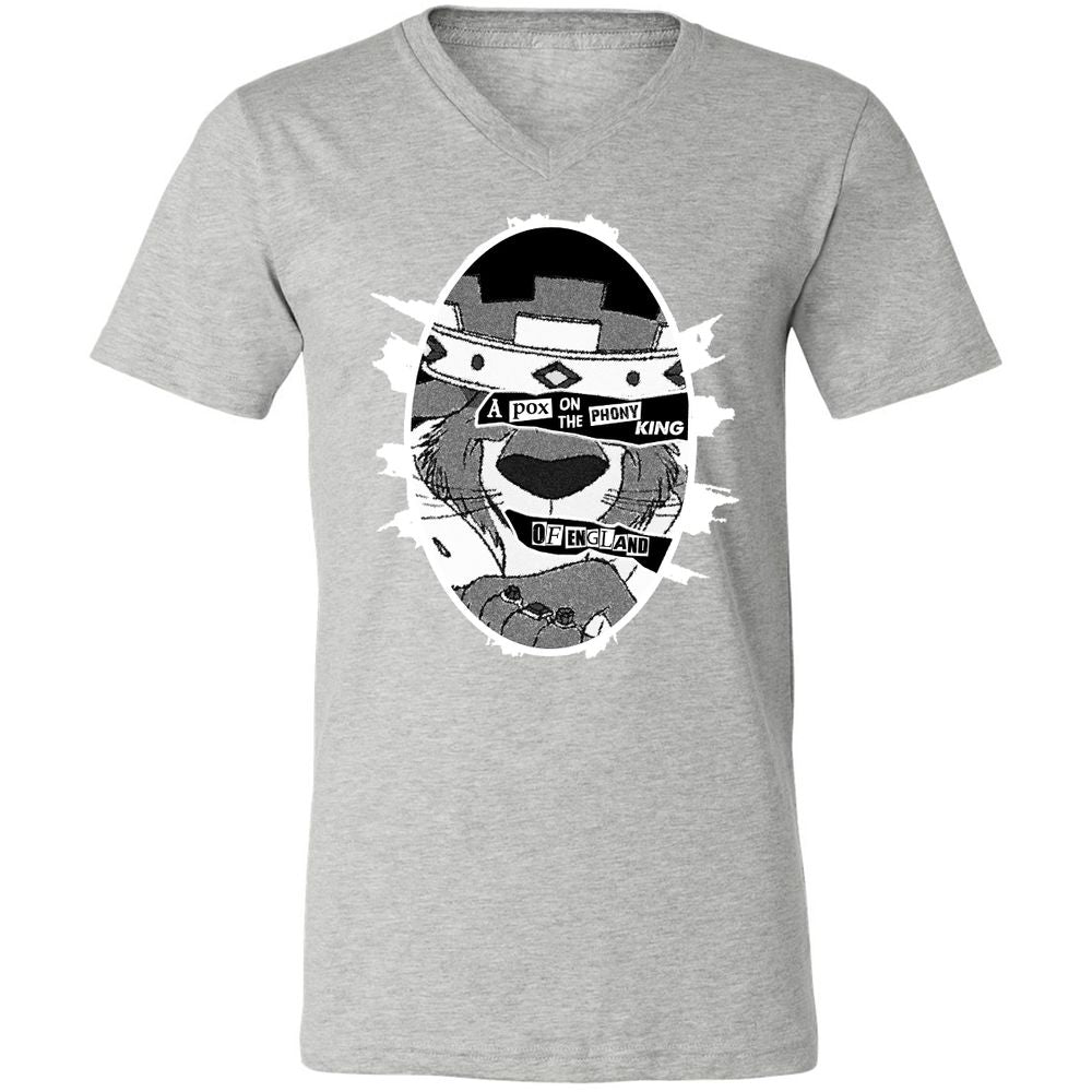 Unisex V-Neck T-Shirt - E1WNWPVP - Athletic Heather - 7